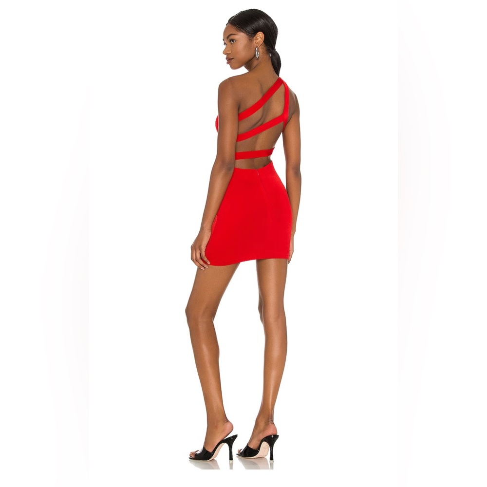 NWT Superdown Davey Strappy Back Dress in Red